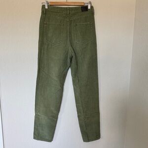 BDG Green Corduroy Straight Leg Pants